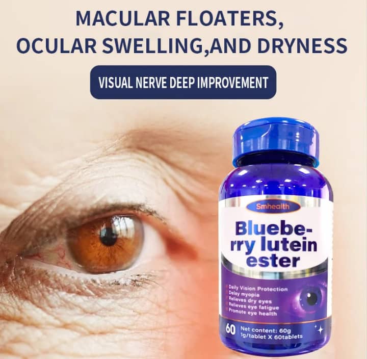 Blueberry Lutein Ester – Soin Complet des Yeux pour une Vue Claire, Confortable et Protégée Naturellement !